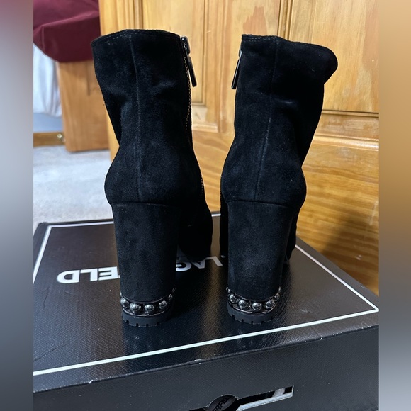 Karl Lagerfeld Lenore Bootie size 7 WORN ONCE GREAT CONDITION - Picture 4 of 7